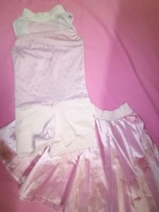 Kids Costumes to Hire - Unitard & Skirt - Baby pink - GIRL